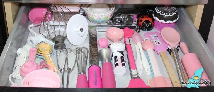 baking essentials pink pastel