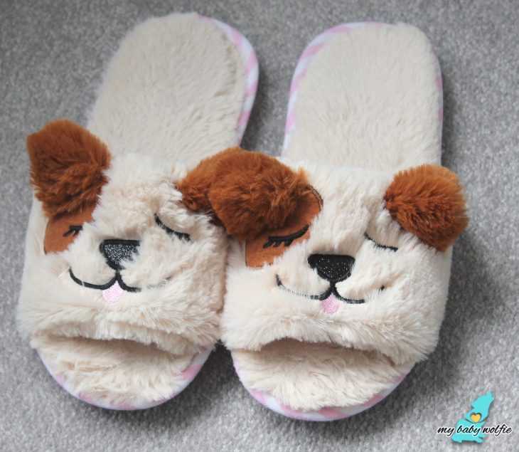 doggy slippers sparkly