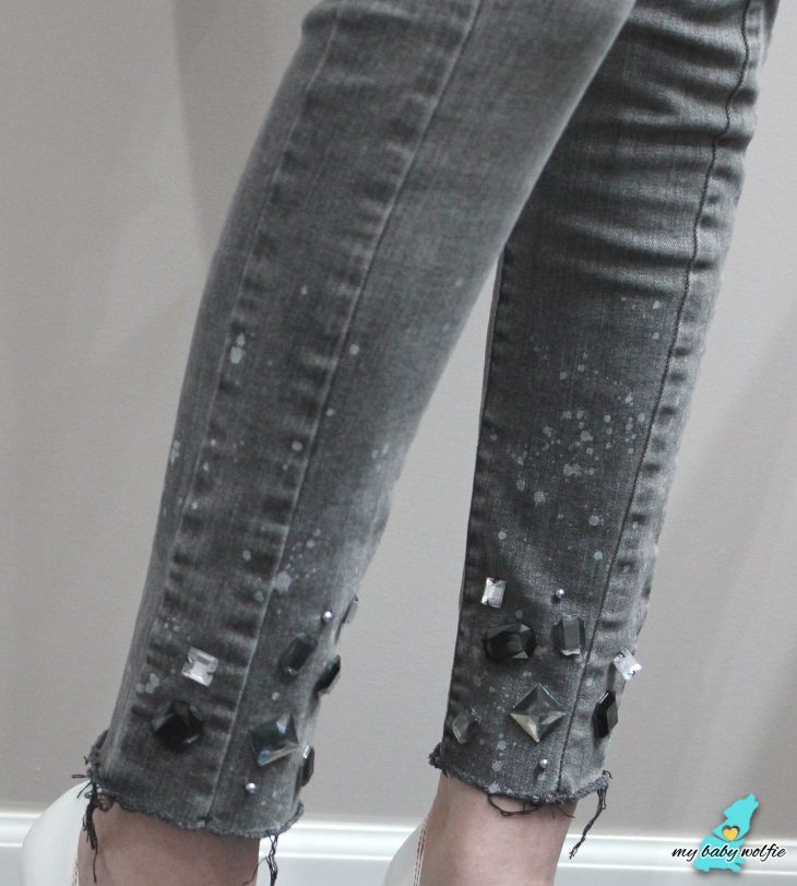 embellished skinny jeans