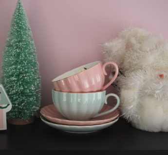 pastel teacups