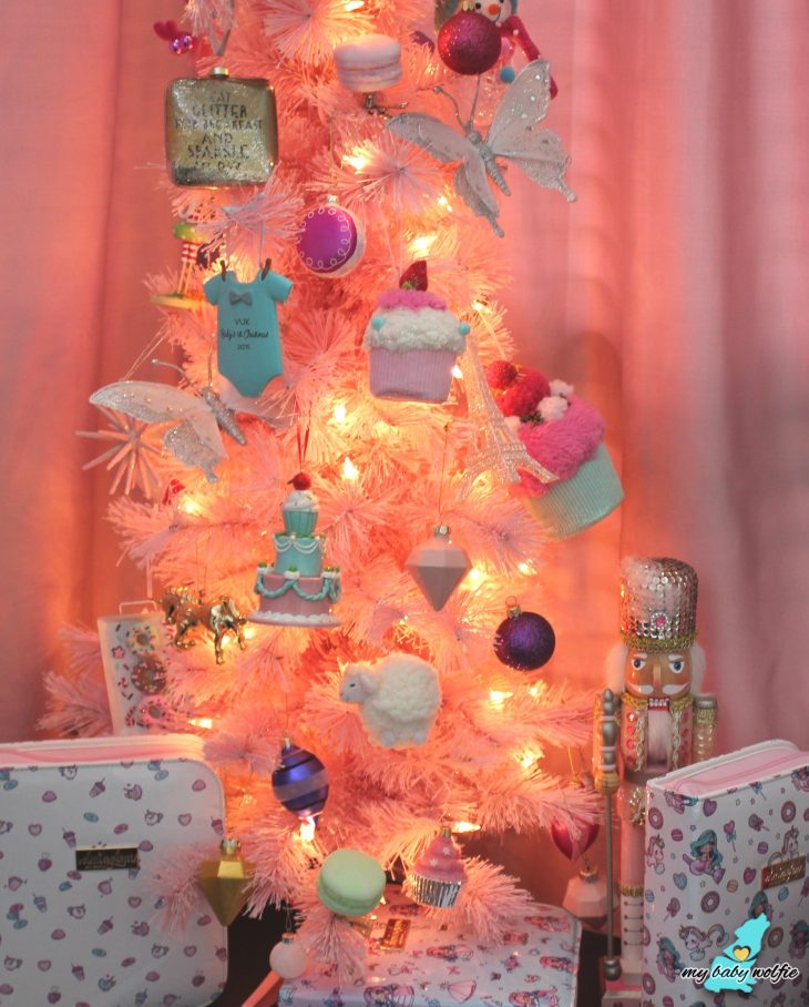 pink Christmas tree