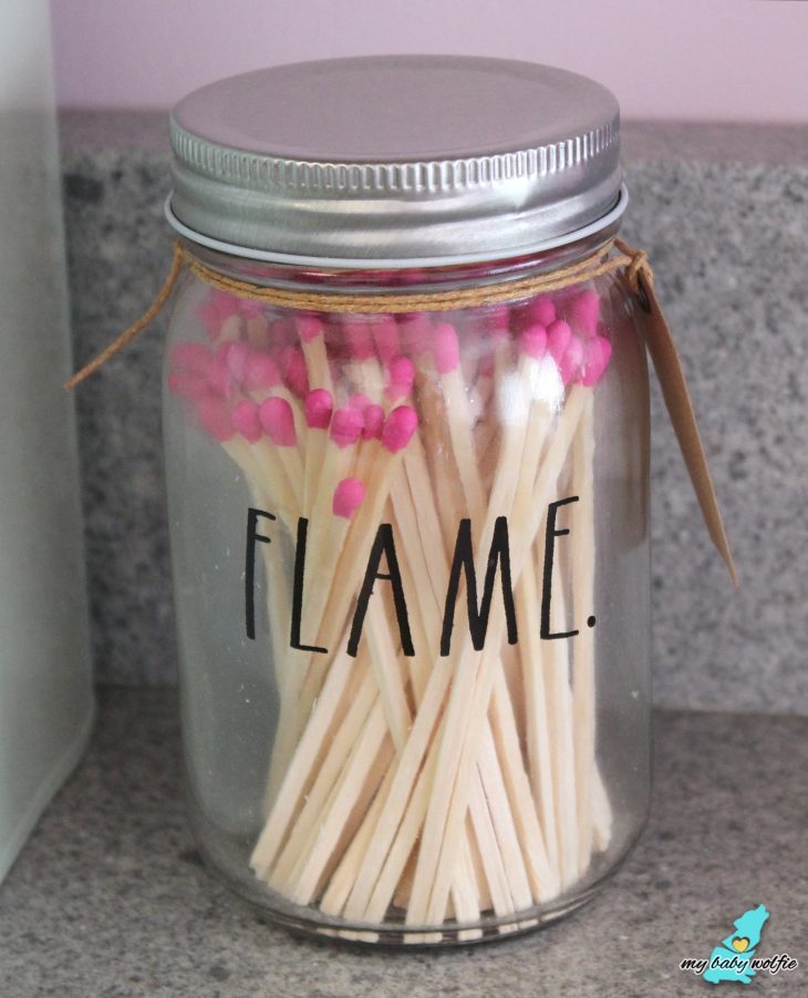 Rae Dunn flame matches